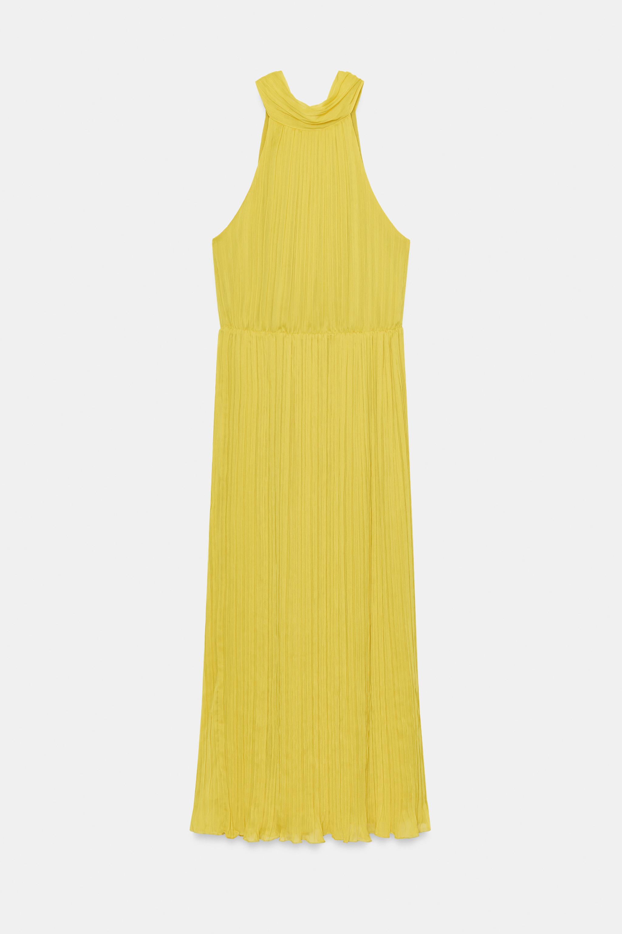 ROBE MI-LONGUE PLISSÉE